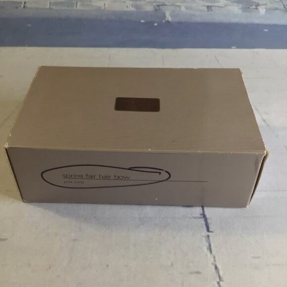 0076 NWT Vintage 80s Avon Spring Fair Hair Bow Clip in Pink w/Lace & Rosettes - Picture 5 of 6